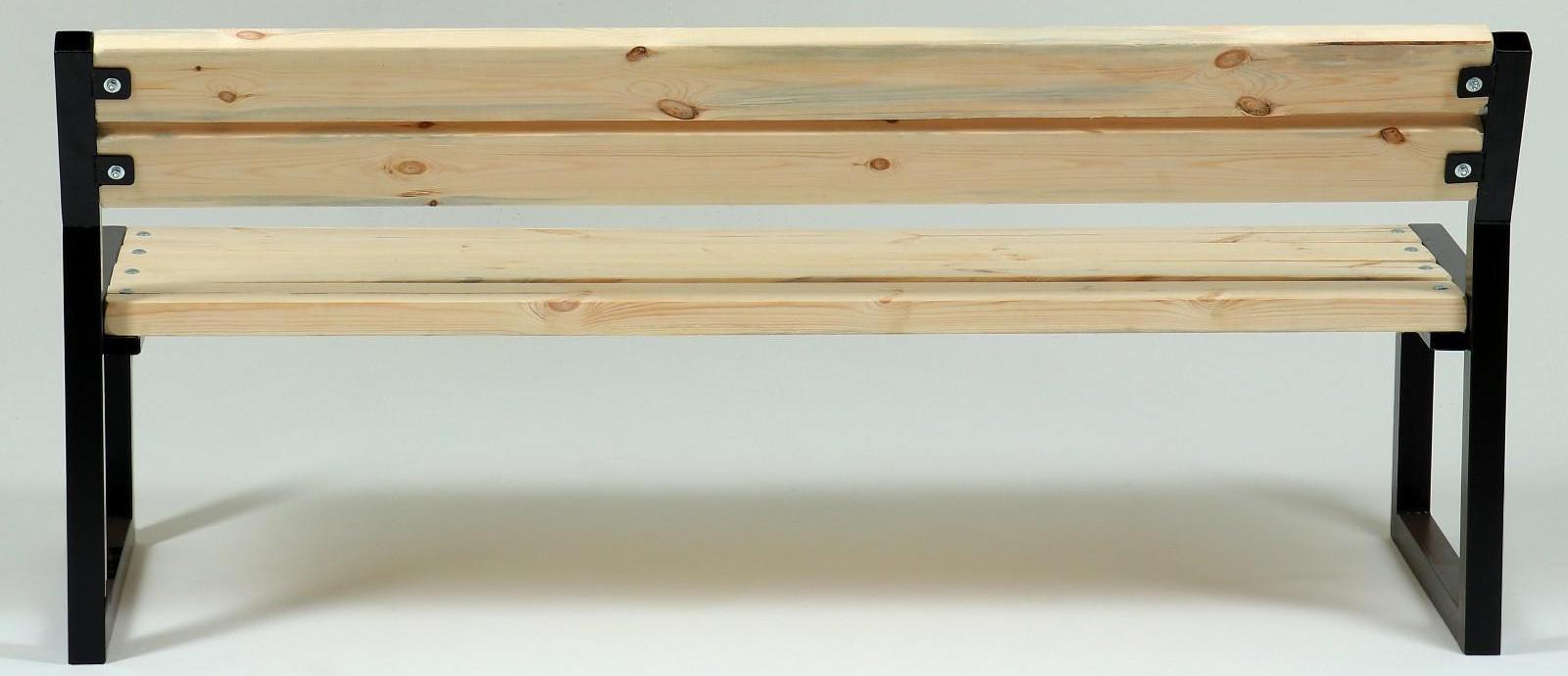 Скамейка со спинкой 