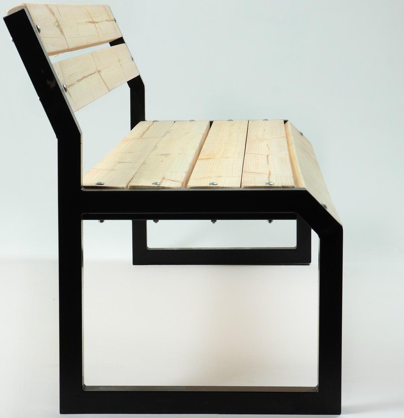 Скамейка со спинкой 