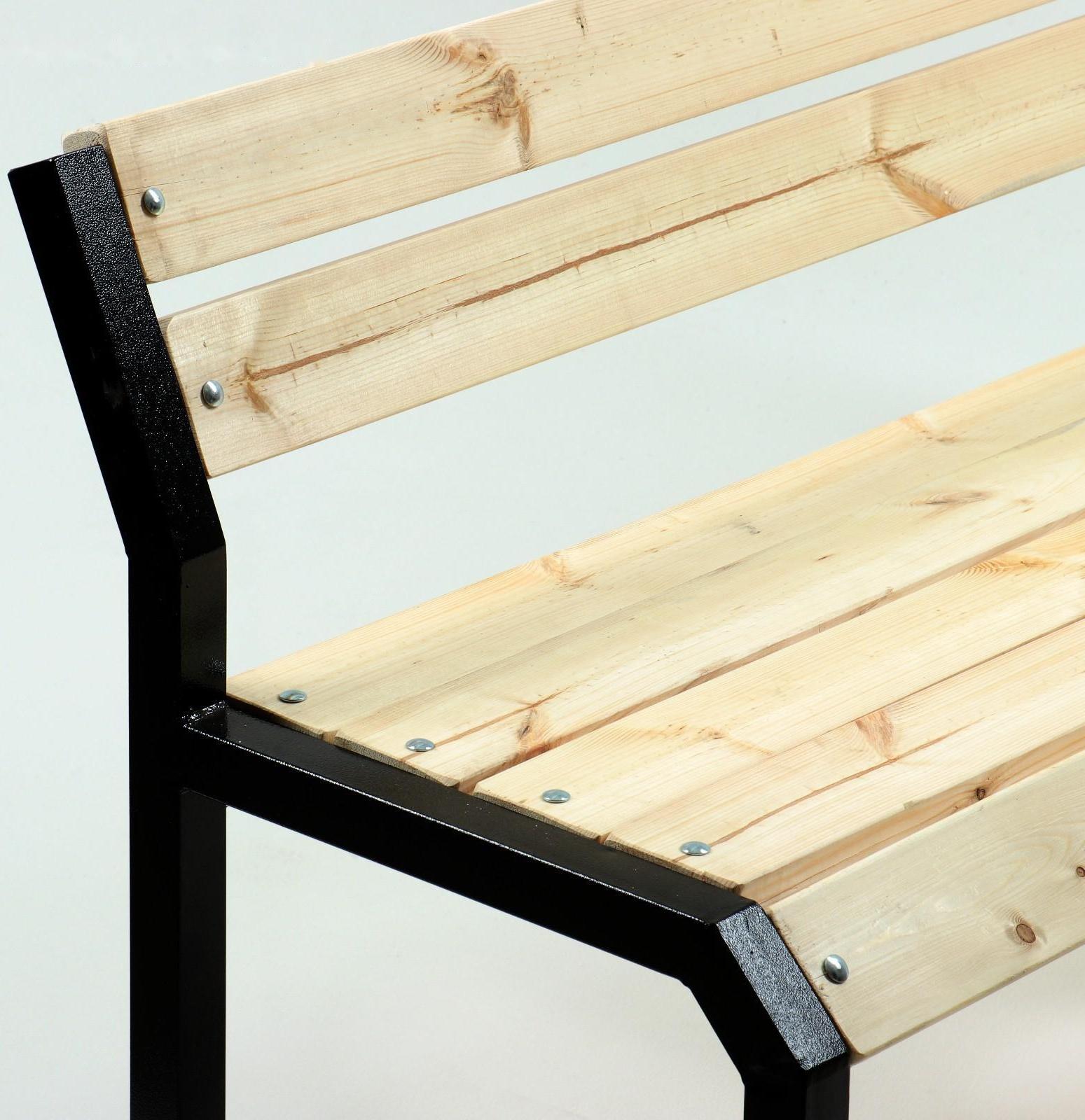 Скамейка со спинкой 