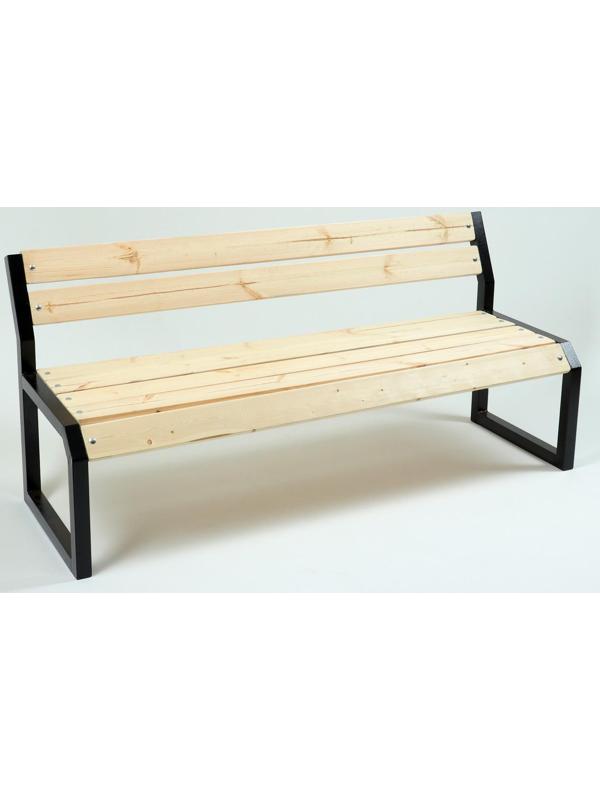 Скамейка со спинкой 