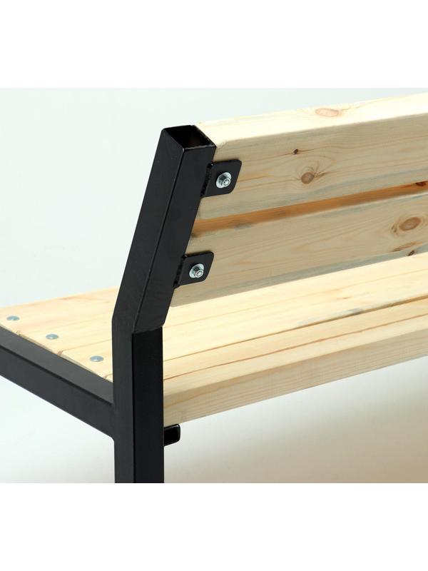 Скамейка со спинкой 