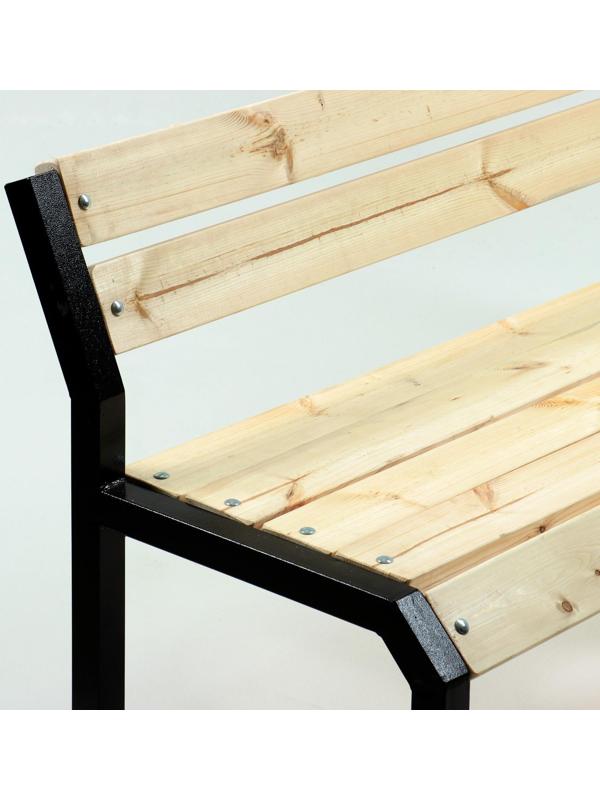 Скамейка со спинкой 