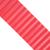 Лента бордюрная, 0.1 × 9 м, толщина 0.6 мм, пластиковая, гофра, красная
