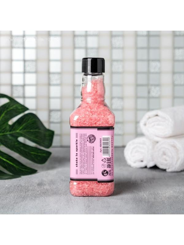 Соль для ванны во флаконе виски Keep calm 300 г, аромат сочные ягоды