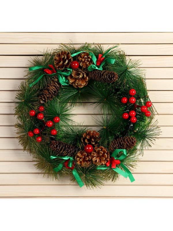 Венок новогодний d-30 см 