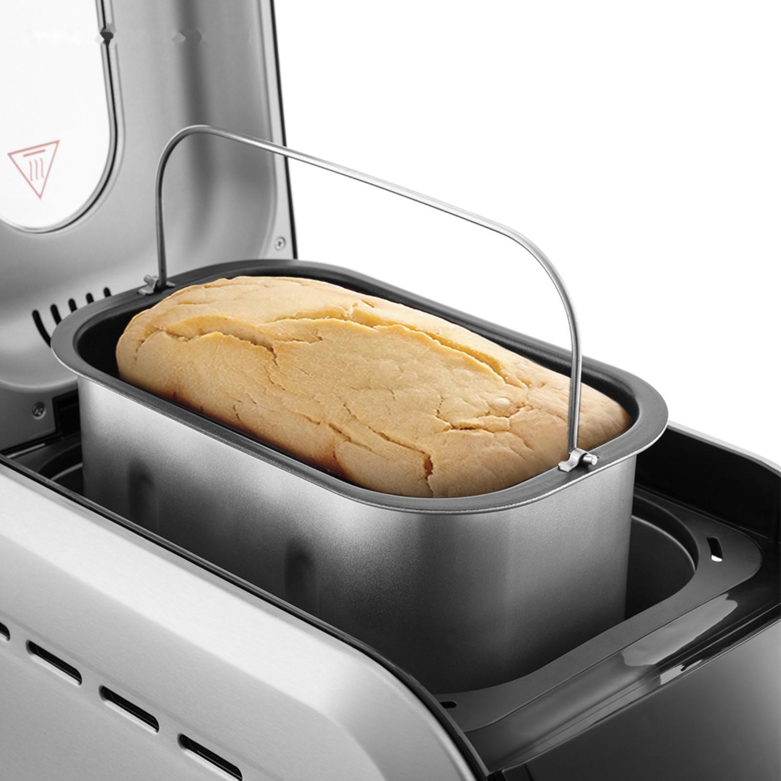 Хлебопечь Kitfort KT-305, 850 Вт, 12 программ, 1000/1250/1500 г, серебристо-чёрная