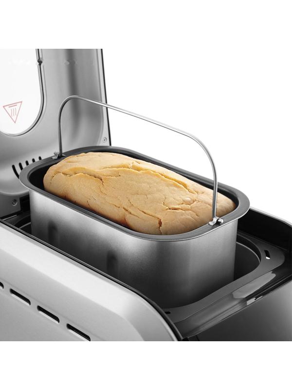 Хлебопечь Kitfort KT-305, 850 Вт, 12 программ, 1000/1250/1500 г, серебристо-чёрная