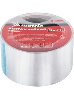 Лента клейкая Matrix 89071, алюминиевая, 50 мм х 10 м