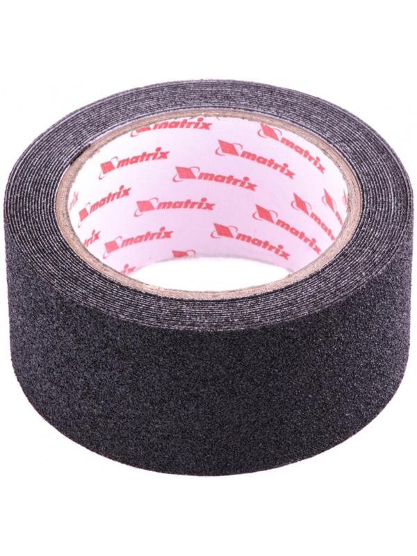 Лента клейкая MATRIX 88707, противоскользящая, черная, 50 мм х 5 м