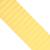 Лента бордюрная, 0.1 × 9 м, толщина 0.6 мм, пластиковая, гофра, жёлтая