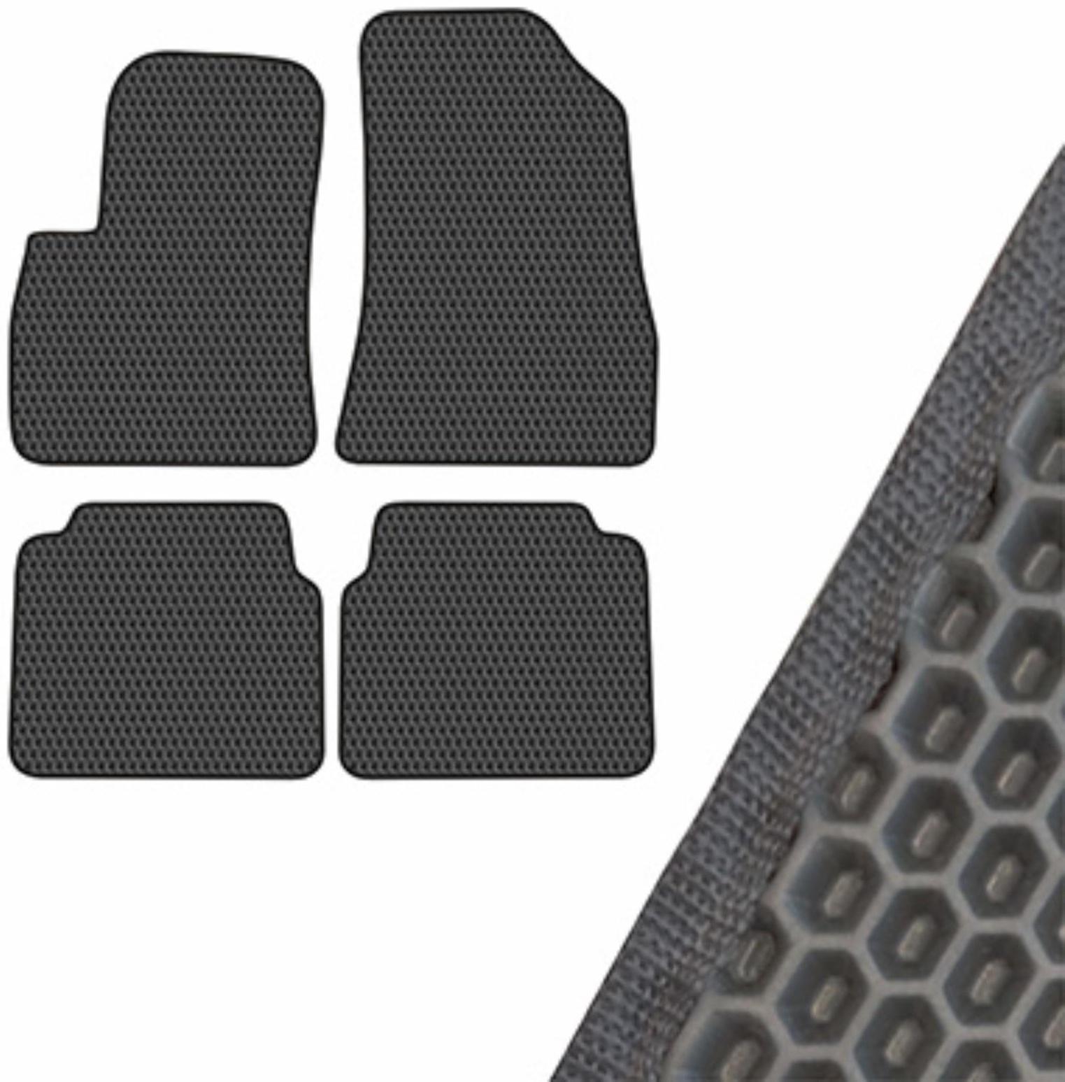 Коврик салона SKYWAY, HYUNDAI SANTA FE, 2006-2010, левый руль 4шт, EVA Серый, S01706207