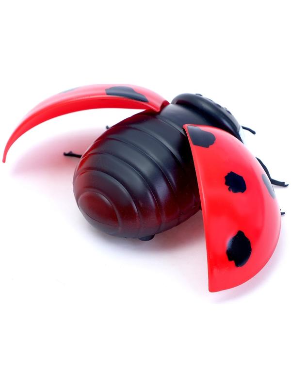 Животное радиоуправляемое «Божья коровка», работает от батареек, свет, в пакете