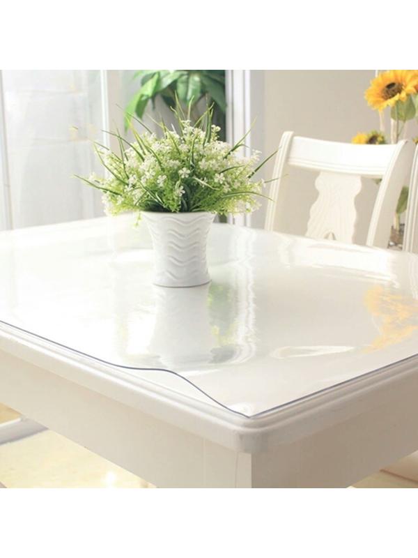 Клеёнка прозрачная толщина 0,8 мм, размер 0,8х20 м