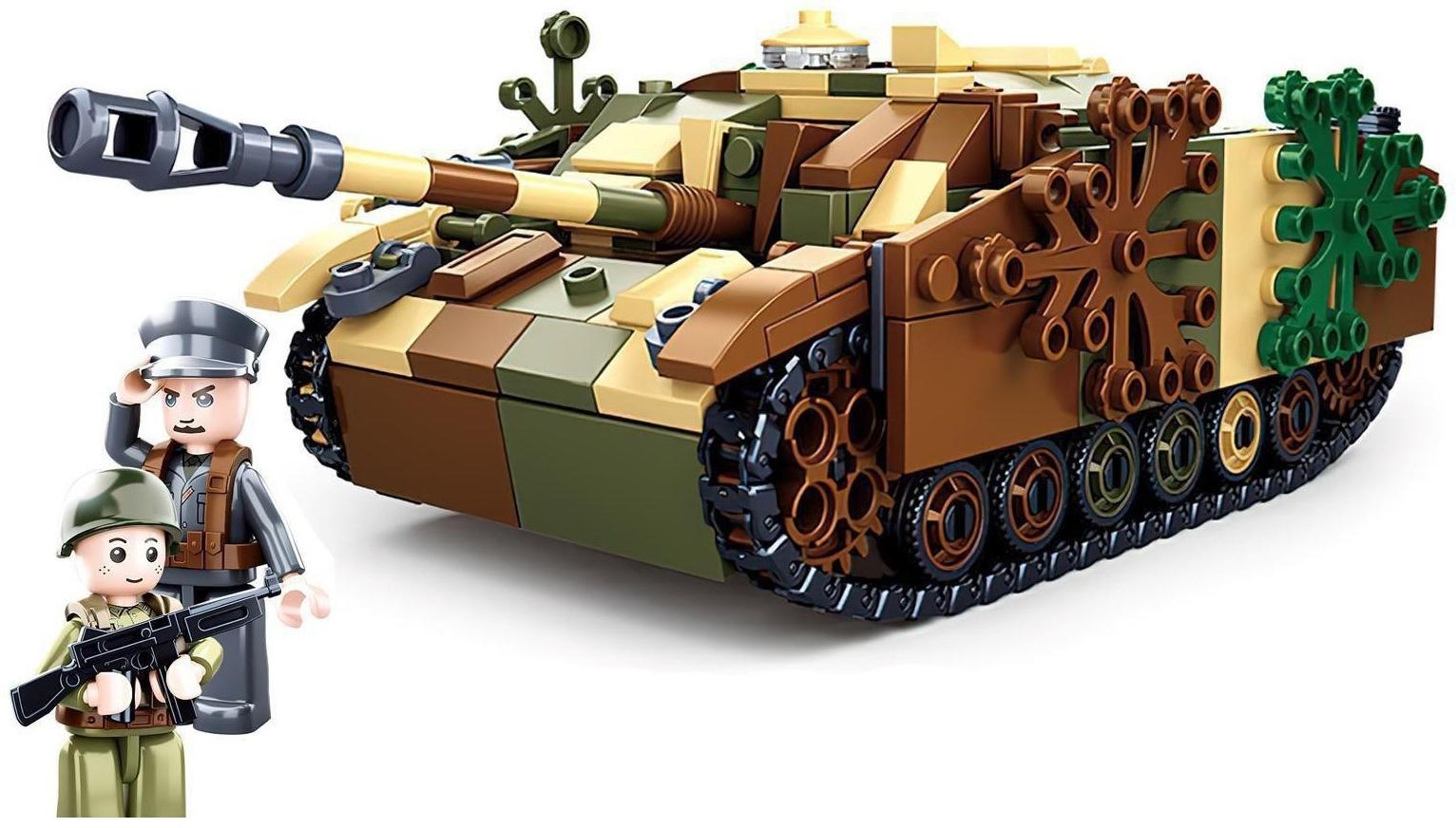 Конструктор Армия «Танк», 524 детали, в пакете