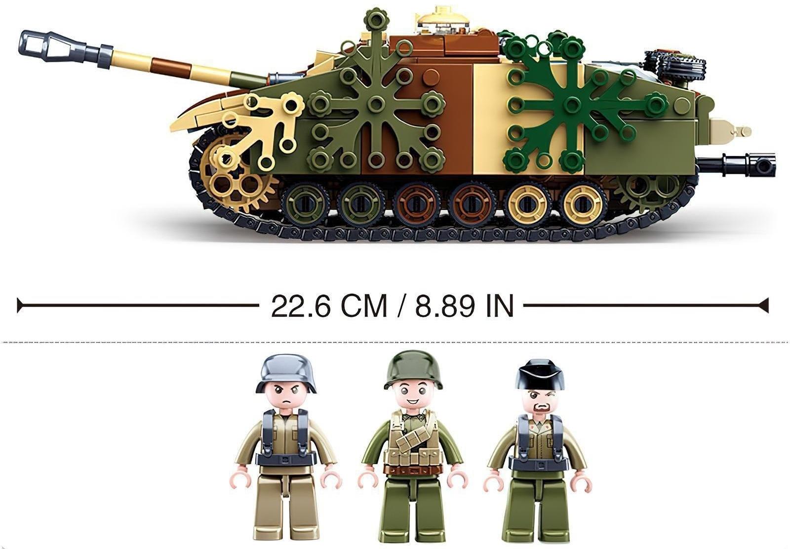Конструктор Армия «Танк», 524 детали, в пакете