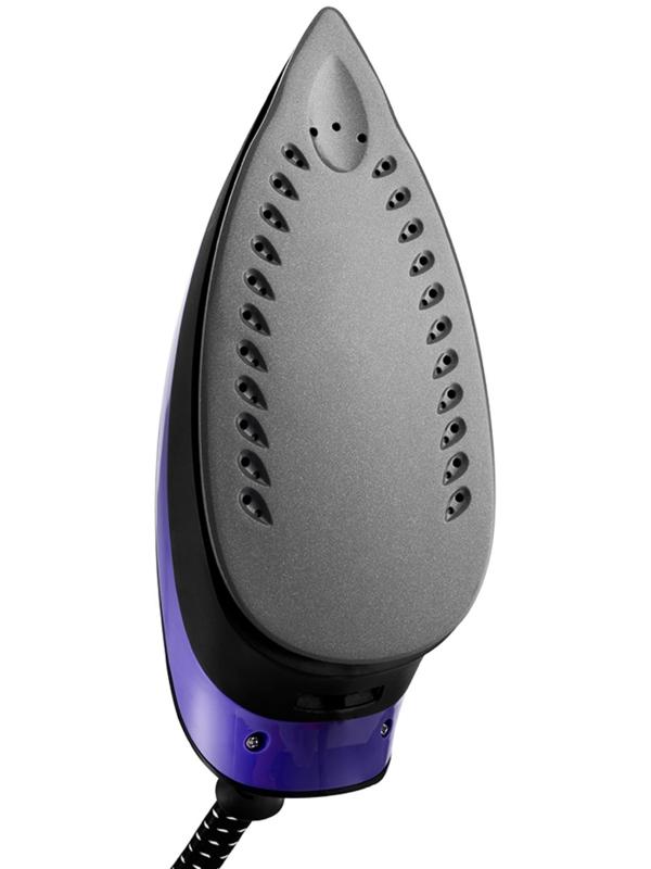 Парогенератор КТ-980, 3000 Вт, керамическая подошва, 120 г/мин, 1300 мл, чёрно-фиолетовый