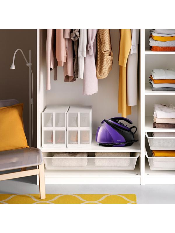 Парогенератор КТ-980, 3000 Вт, керамическая подошва, 120 г/мин, 1300 мл, чёрно-фиолетовый