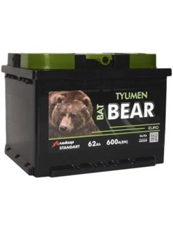 Аккумуляторная батарея Batbear 62 Ач 6СТ-62VLA Ca/Ca, обратная полярность