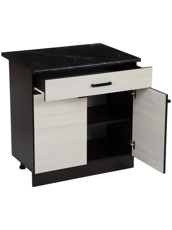 Шкаф напольный Н600-1Я, Мальва, 600х840х450, Венге-Лоредо