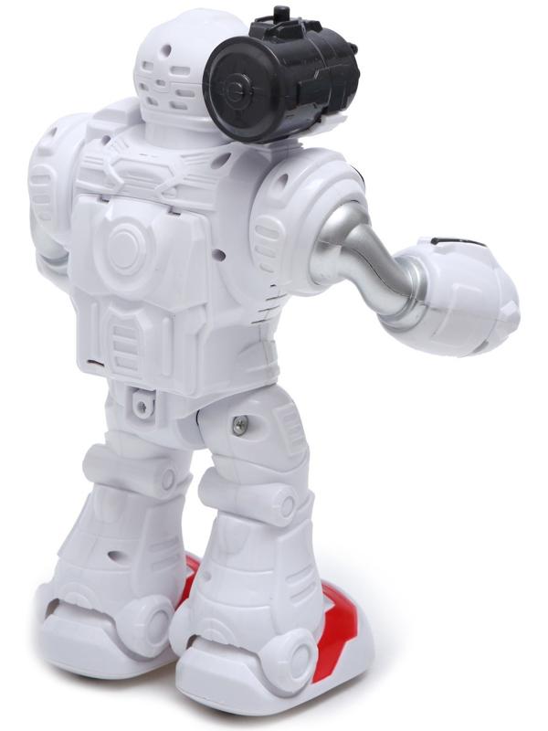 Робот «Герой», световые и звуковые эффекты, работает от батареек, цвет красный