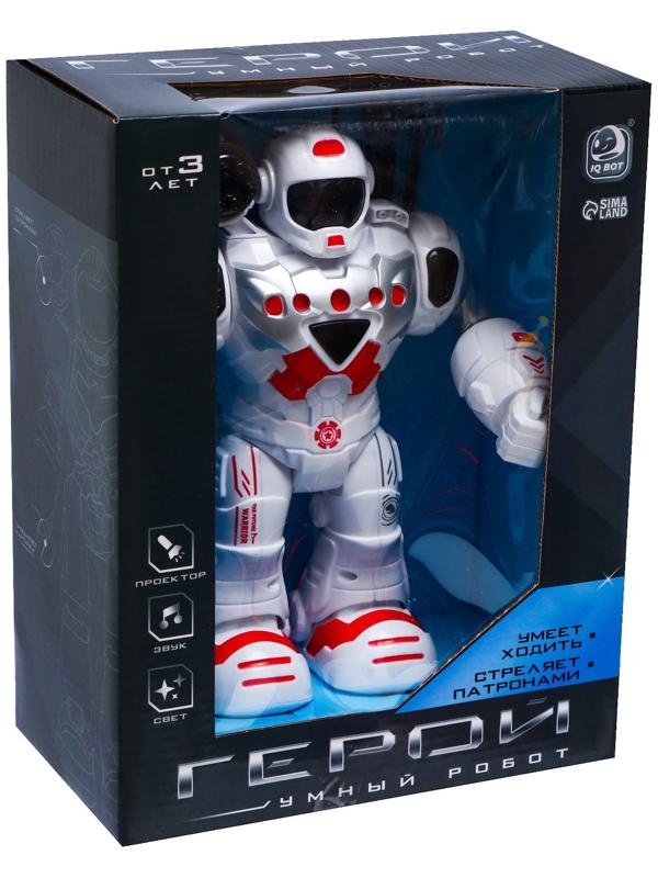Робот «Герой», световые и звуковые эффекты, работает от батареек, цвет красный