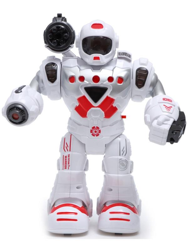 Робот «Герой», световые и звуковые эффекты, работает от батареек, цвет красный