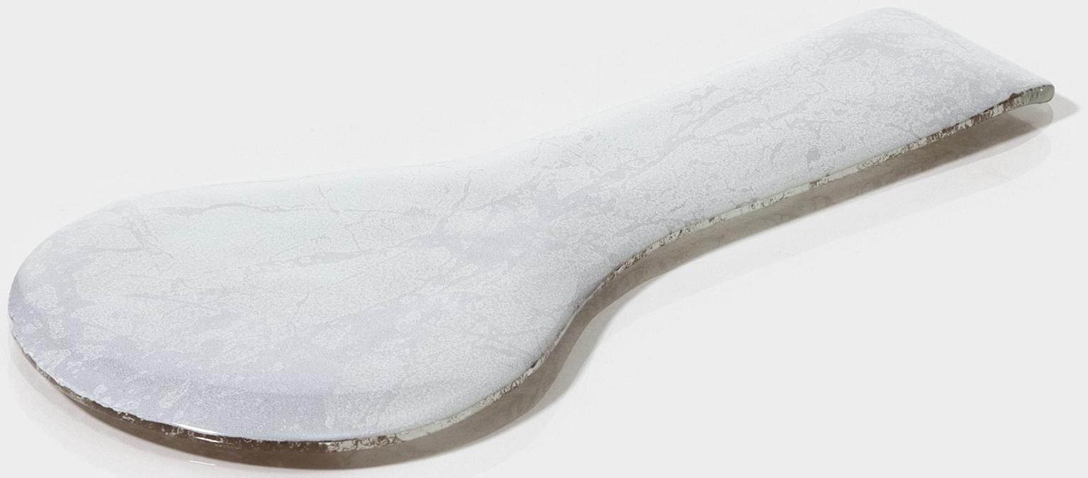 Подставка под ложку Magistro «Мрамор», 24×11×1 см, цвет белый