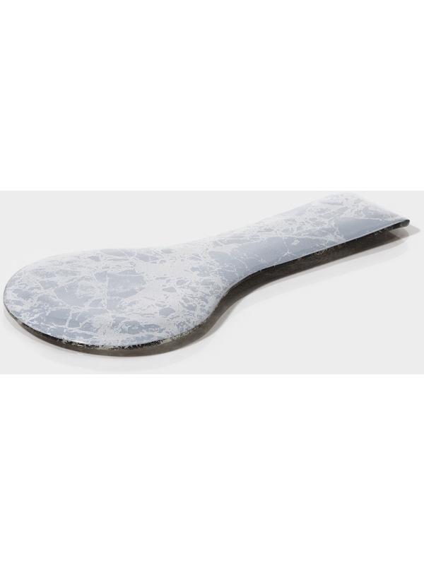 Подставка под ложку Magistro «Мрамор», 24×11×1 см, цвет чёрный