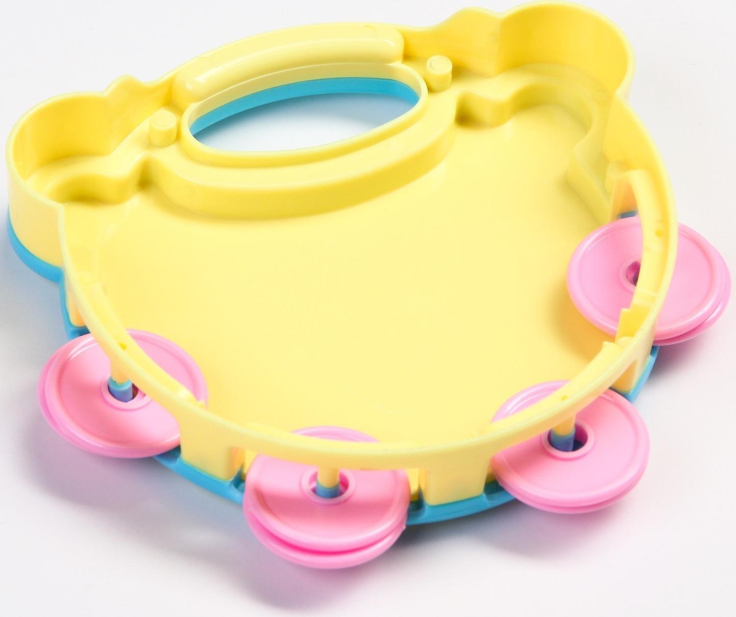 Погремушка - бубен «Малыши», герои МИКС