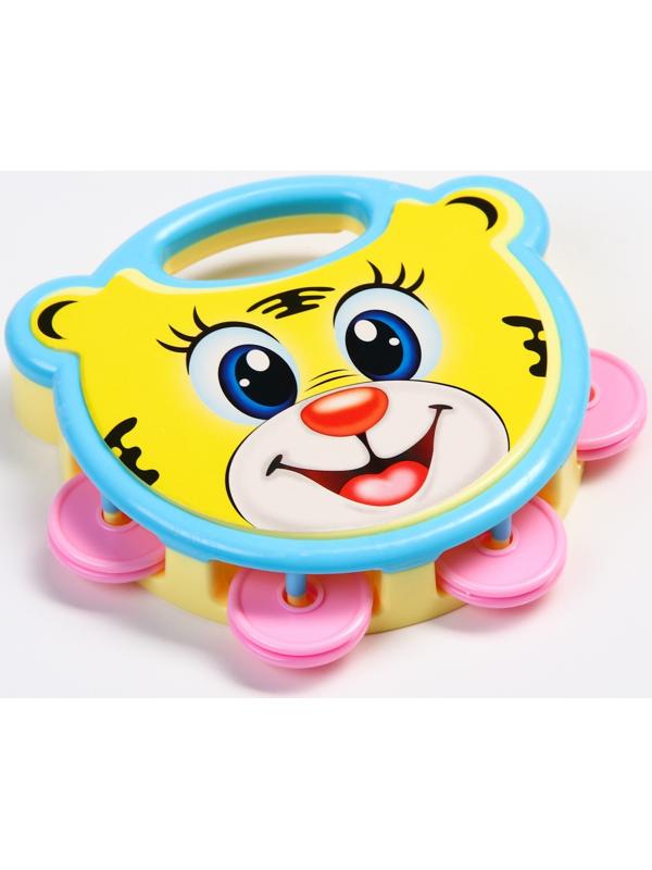 Погремушка - бубен «Малыши», герои МИКС