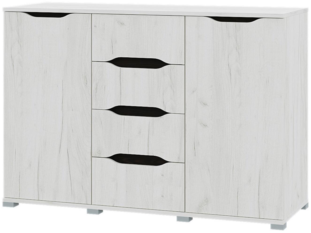 Комод Вега 1200, 1200х828х430, Крафт белый/Венге