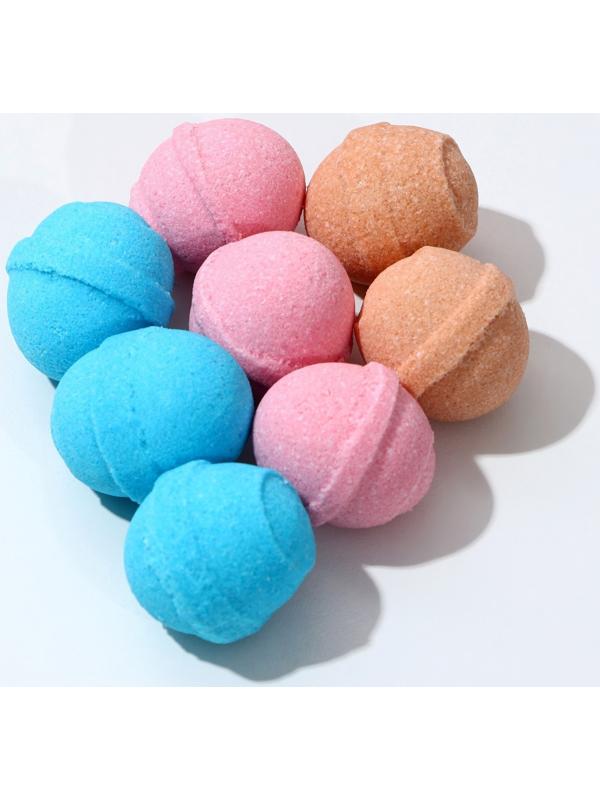 Набор бомбочек для ванны «С новым счастьем!» 8 шт по 20 г, микс ароматов