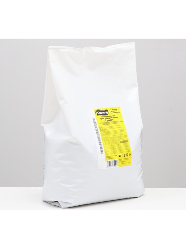 Сухой корм Chammy для кошек, с рыбой, 10 кг