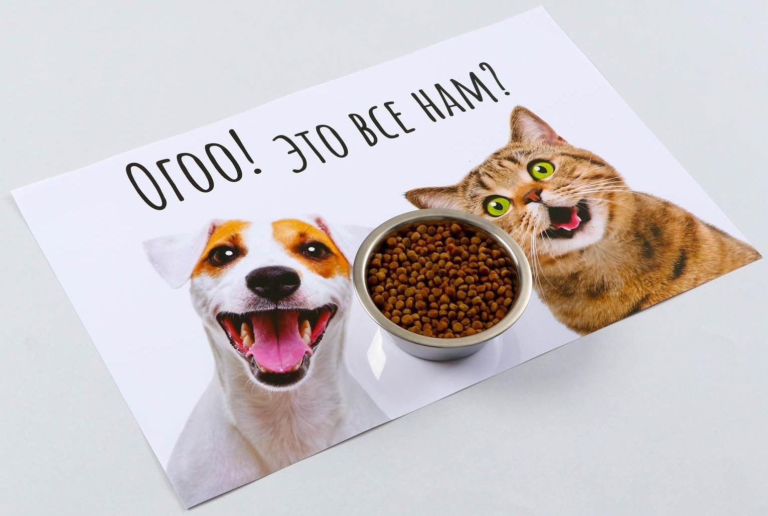 Коврик под миску 