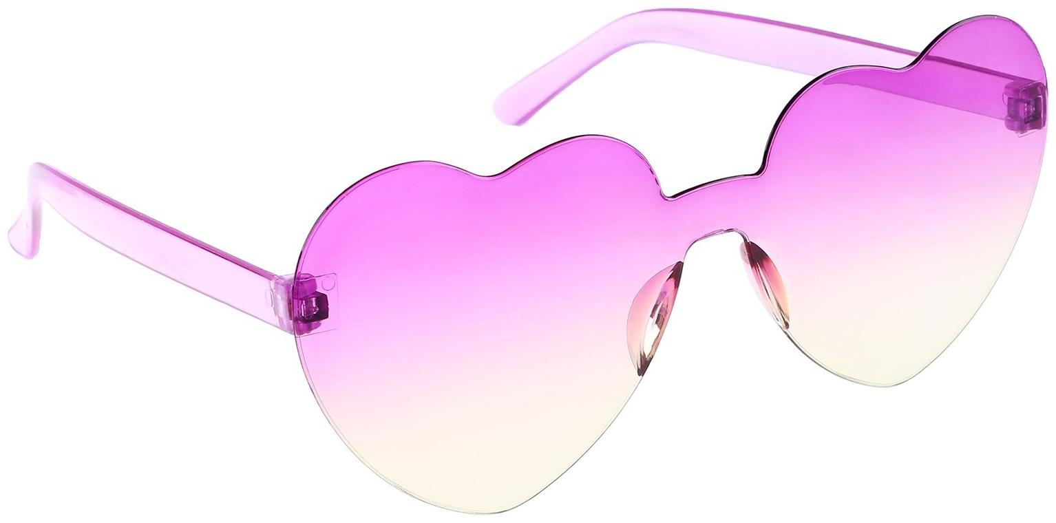 Карнавальные очки «Сердечки», цвета МИКС