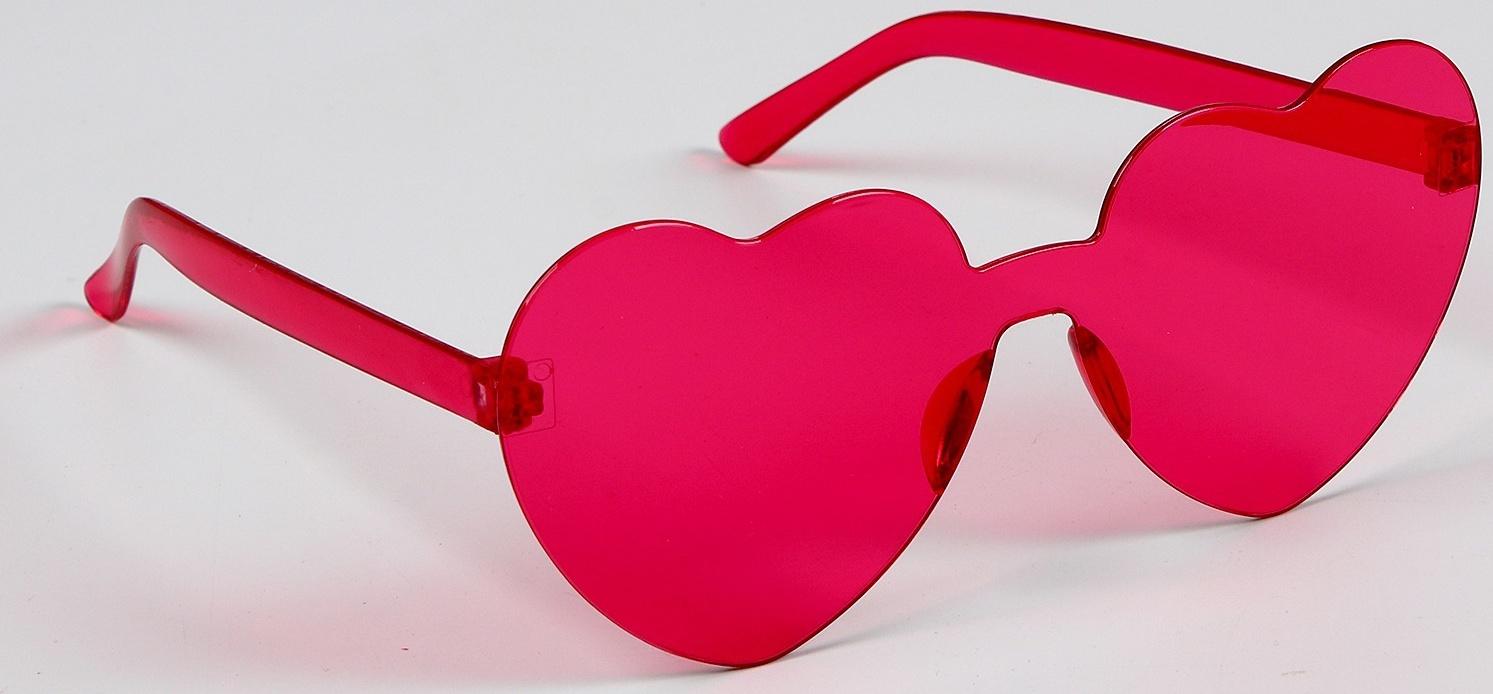 Карнавальные очки «Сердечки», цвета МИКС
