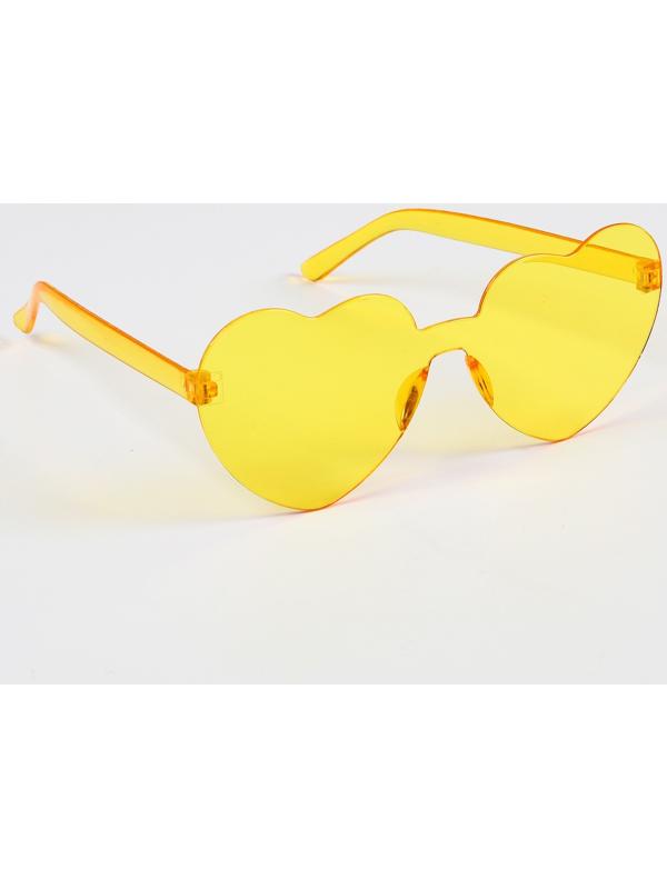 Карнавальные очки «Сердечки», цвета МИКС