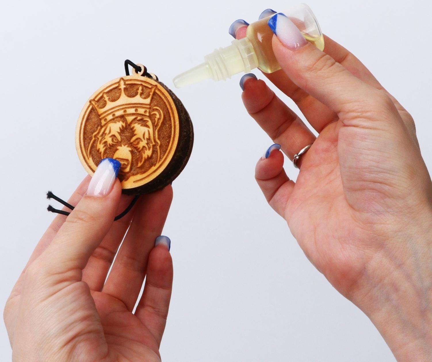 Подвеска в авто с пропиткой и ароматизатором «Медведь», 10 мл, парфюм