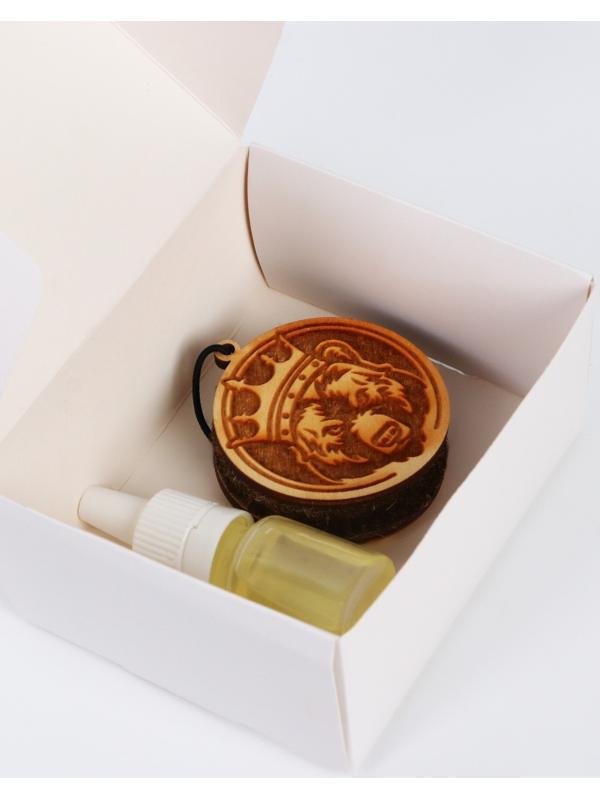 Подвеска в авто с пропиткой и ароматизатором «Медведь», 10 мл, парфюм