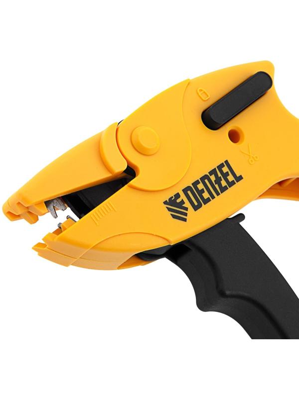 Щипцы для зачистки проводов Denzel 17741, функция обрезания проводов, сечение 0.2-6 мм2