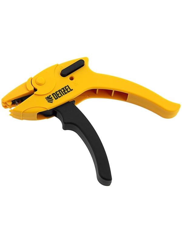 Щипцы для зачистки проводов Denzel 17741, функция обрезания проводов, сечение 0.2-6 мм2