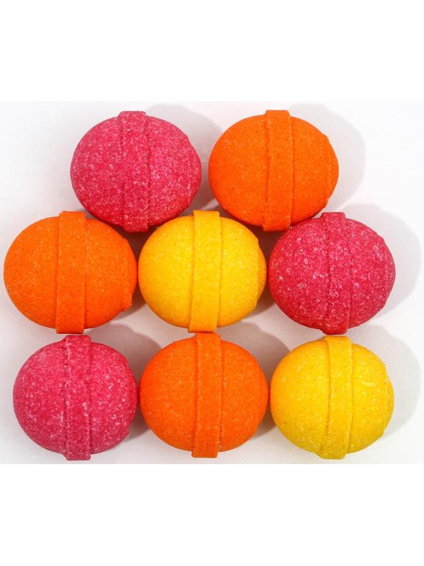 Набор бомбочек для ванны «С 8 марта», 8 шт. х 20 г, фрукты, клубника, лимон