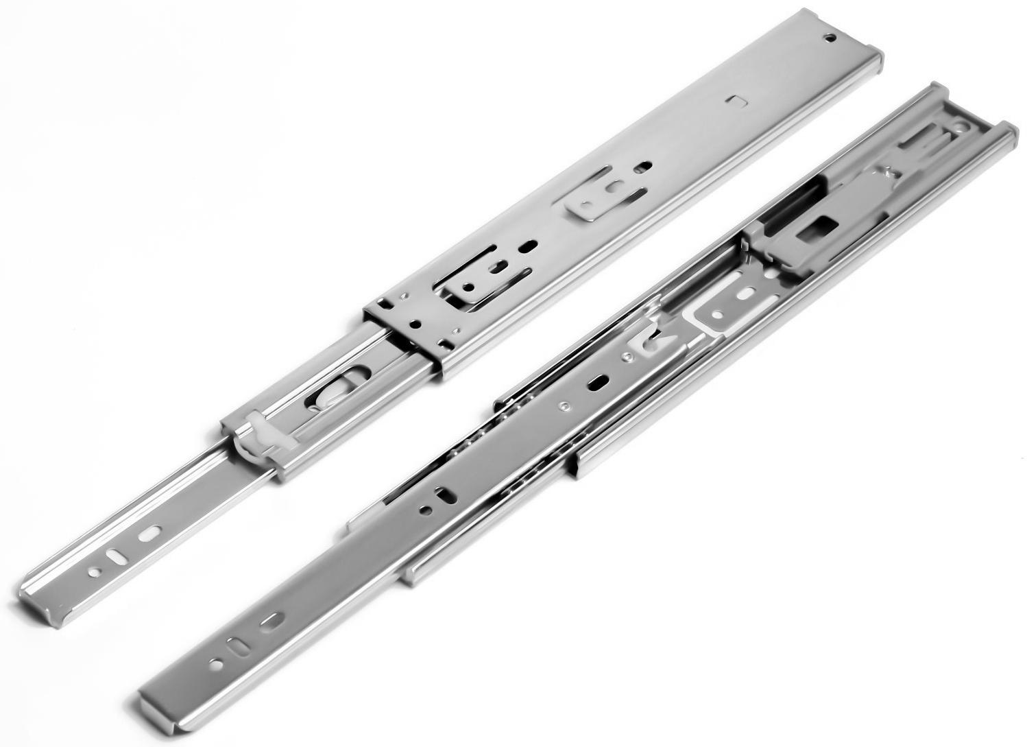 Шариковые направляющие ТУНДРА, с доводчиком 4510, L=250 мм. H=45 мм. 2 шт