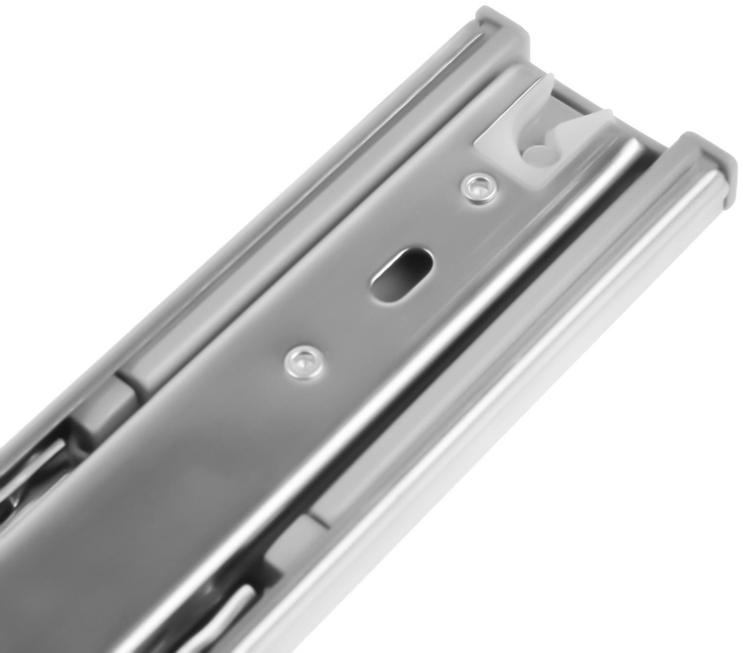 Шариковые направляющие ТУНДРА, с доводчиком 4510, L=250 мм. H=45 мм. 2 шт