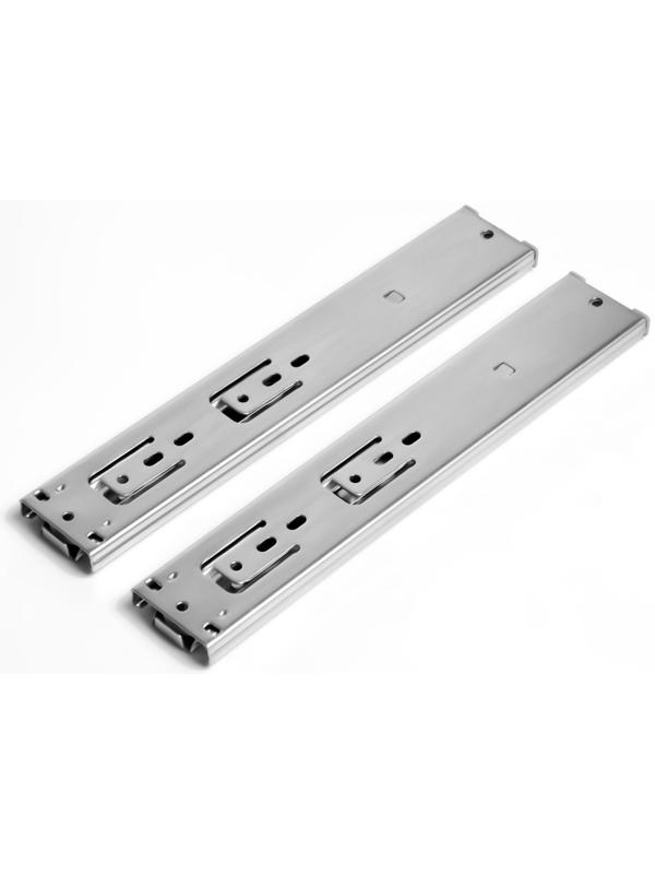 Шариковые направляющие ТУНДРА, с доводчиком 4510, L=250 мм. H=45 мм. 2 шт