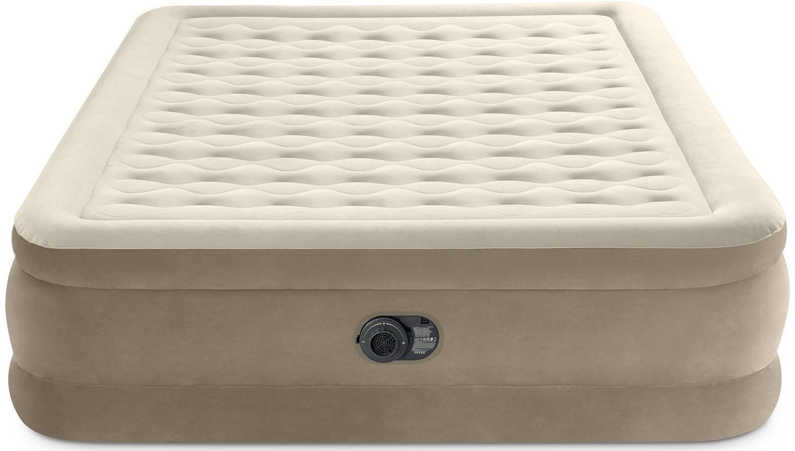 Кровать надувная QUEEN ULTRA PLUSH AIRBED 152 х 203 х 46 см, с встроенным насосом 64428ND