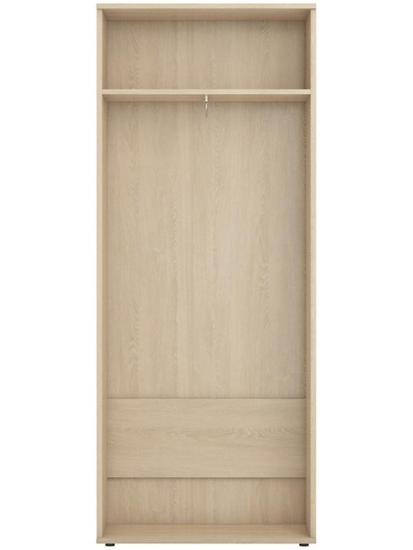 Шкаф 2-х дверный для одежды, 804 × 423 × 1980 мм, цвет дуб сонома