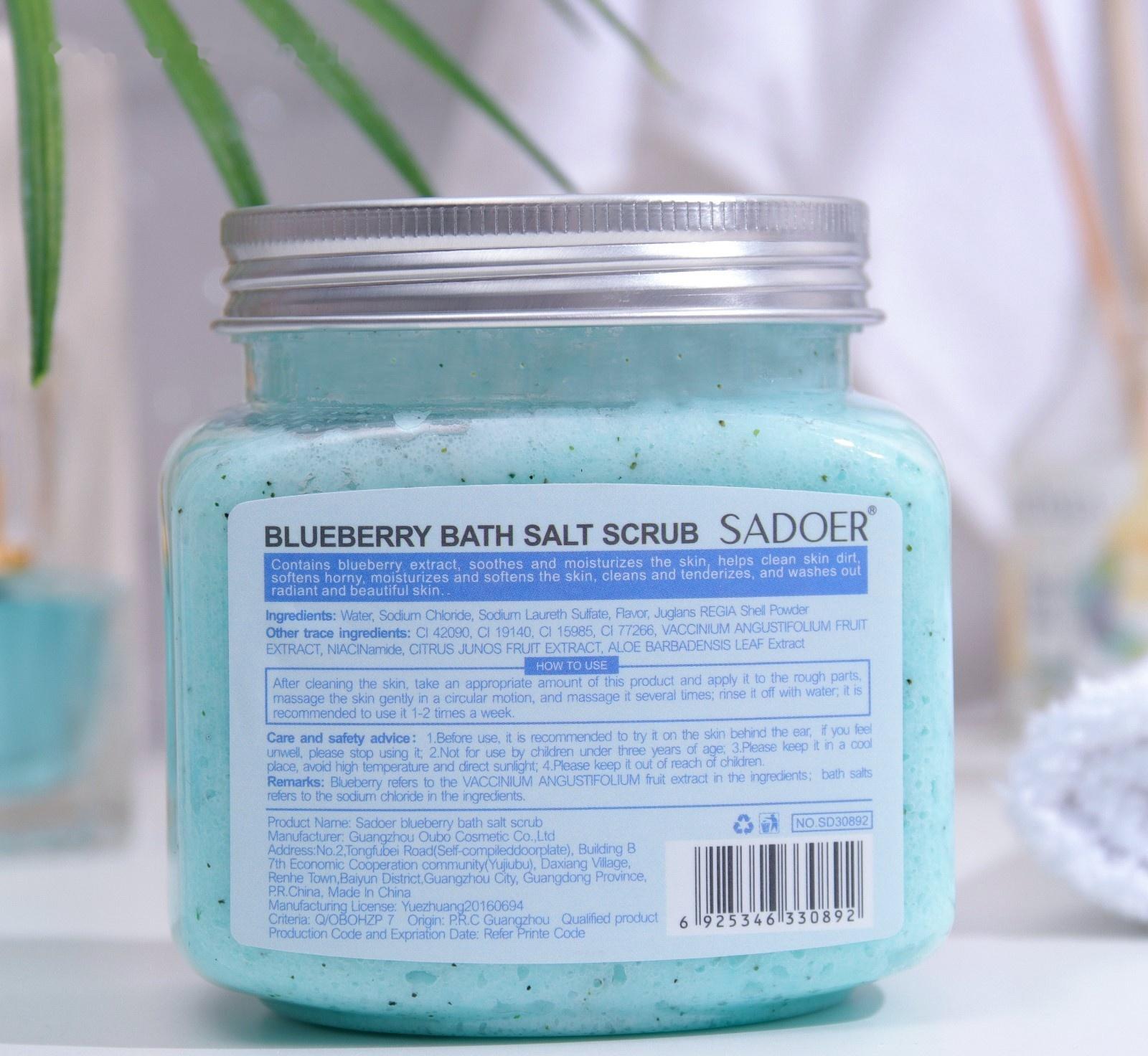 Скраб для тела с голубикой, 350 г