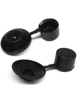 Шайба ТУНДРА, кровельная, с колпачком, М24, черная, 250 шт