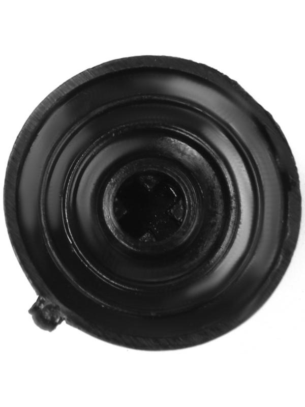 Шайба ТУНДРА, кровельная, с колпачком, М24, черная, 250 шт